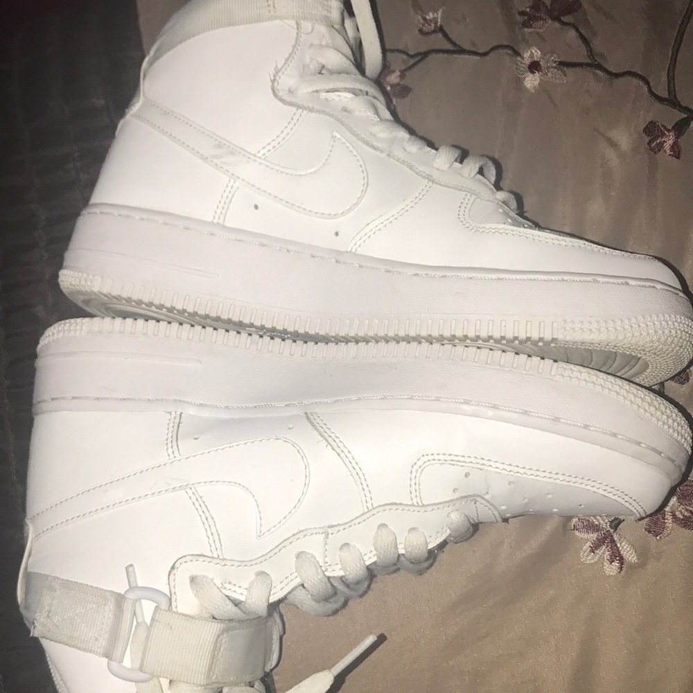 White air force ones